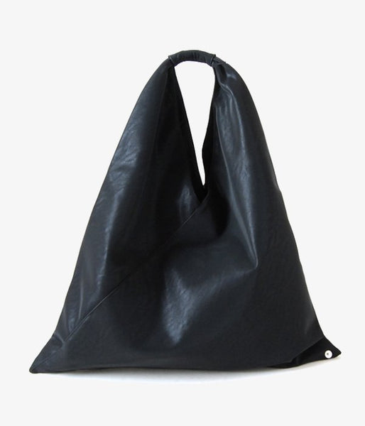 MM6 MAISON MARGIELA/LEATHER JAPANESE TOTE BAG(BLACK)(2)