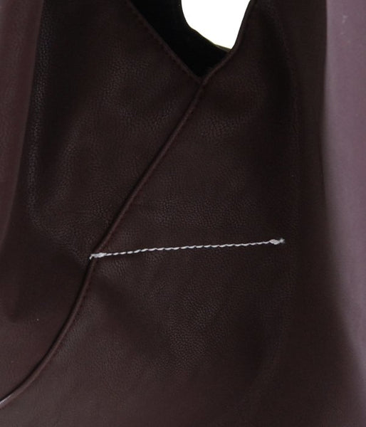 MM6 MAISON MARGIELA/LEATHER JAPANESE TOTE BAG(BORDEAUX)