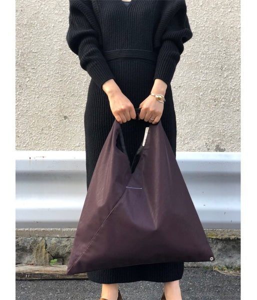 MM6 MAISON MARGIELA/LEATHER JAPANESE TOTE BAG(BORDEAUX)