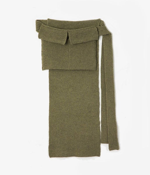 TAN/LAMBS WRAPPED HOLDER (STRAW)