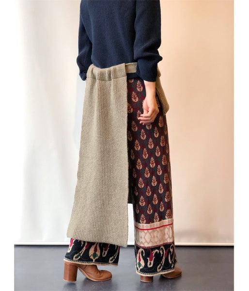 TAN/LAMBS WRAPPED HOLDER (STRAW)