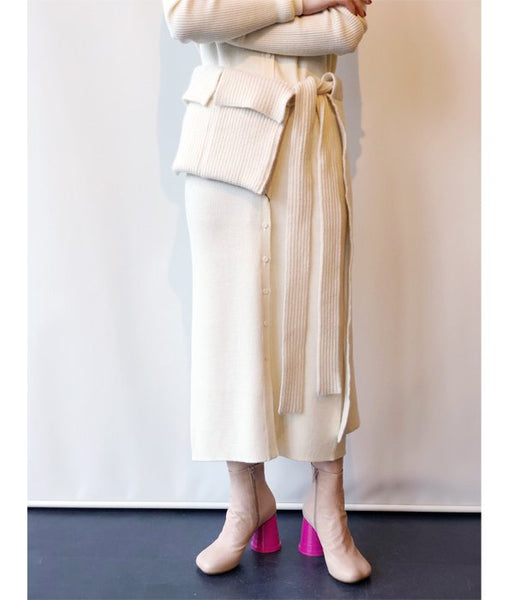 TAN/LAMBS WRAPPED HOLDER (RAW WHITE)