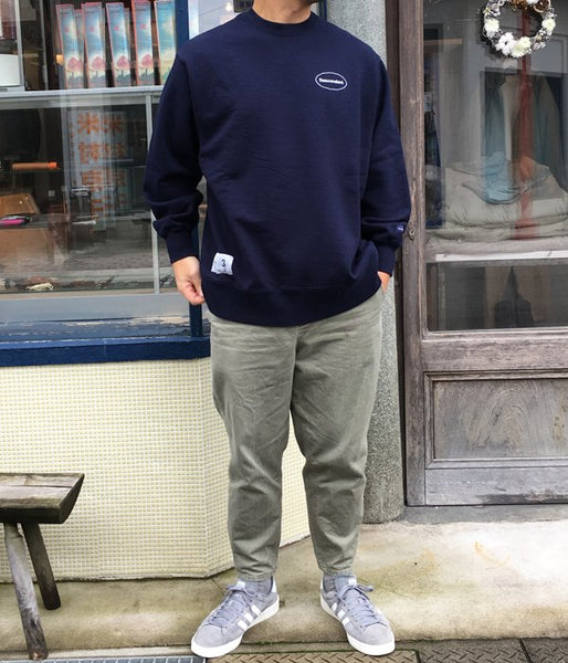 DESCENDANT/OVAL CREW NECK SWEATSHIRT