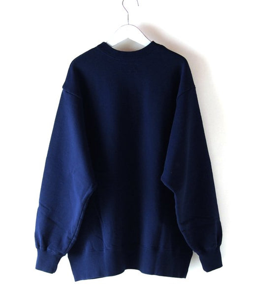 DESCENDANT/OVAL CREW NECK SWEATSHIRT
