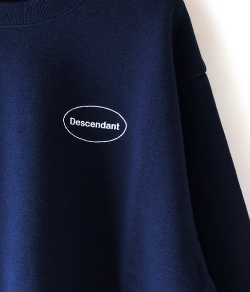 DESCENDANT/OVAL CREW NECK SWEATSHIRT