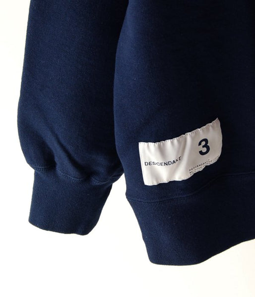 DESCENDANT/OVAL CREW NECK SWEATSHIRT