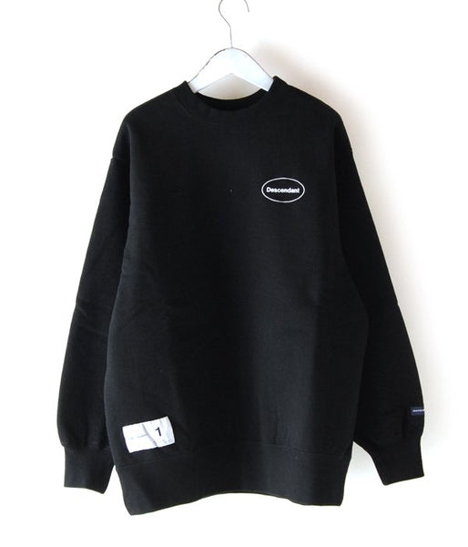 DESCENDANT/OVAL CREW NECK SWEATSHIRT