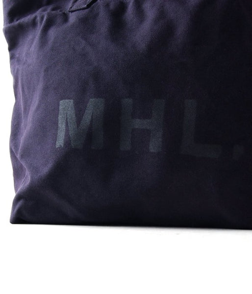 MHL./HEAVY COTTON CANVAS TOTE (INDIGO BLUE)