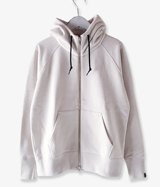 MHL./19SS LIGHT LOOPBACK COTTON HOODIE MENS (WHITE)