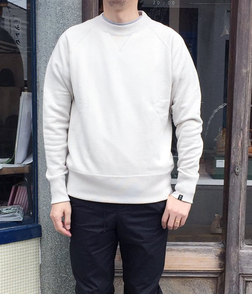 MHL./19SS LIGHT LOOPBACK COTTON CN MENS (WHITE)