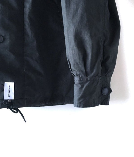 DESCENDANT/GAME  SOUTIEN COLLAR COAT (GREEN)