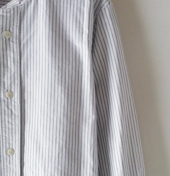 MHL./END ON END STRIPE COTTON