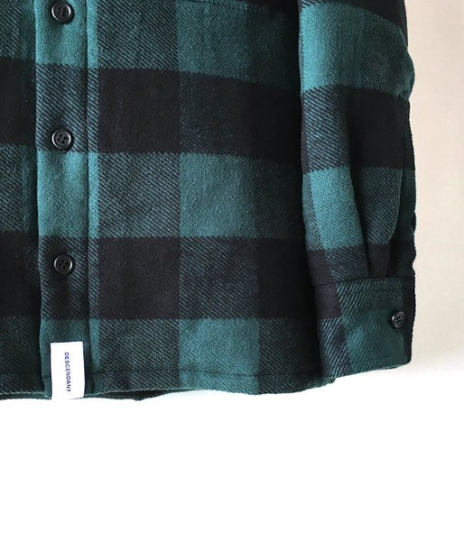 DESCENDANT/CLAIRTON SHIRT JACKET (GREEN)