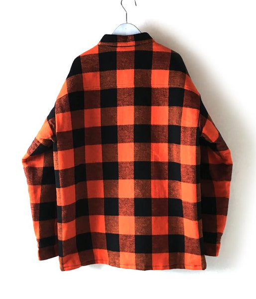 DESCENDANT/CLAIRTON SHIRT JACKET (ORANGE)