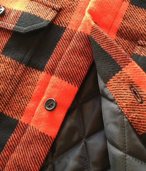 DESCENDANT/CLAIRTON SHIRT JACKET (ORANGE)