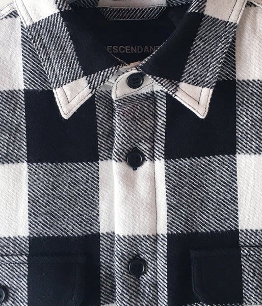 DESCENDANT/CLAIRTON SHIRT JACKET (WHITE)