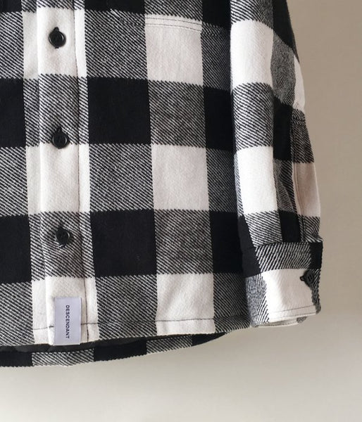 DESCENDANT/CLAIRTON SHIRT JACKET (WHITE)