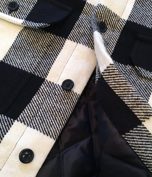 DESCENDANT/CLAIRTON SHIRT JACKET (WHITE)