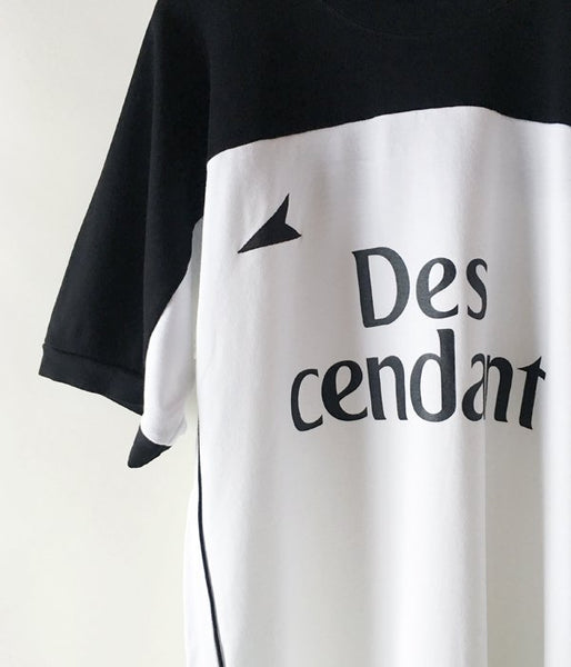 DESCENDANT/YARD CREW NECK SS (WHITE/BLACK)