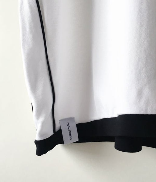 DESCENDANT/YARD CREW NECK SS (WHITE/BLACK)