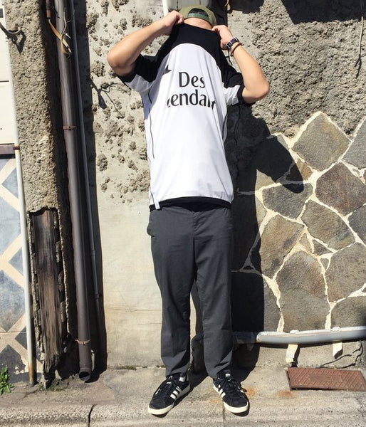 DESCENDANT/YARD CREW NECK SS (WHITE/BLACK)