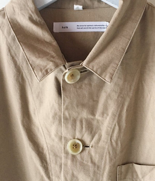 holk/ATELIER COAT(KHAKI)(1)