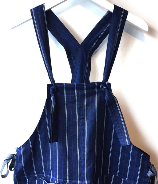 WRYHT/ADJUSTABLE KNOT OVER ALL (MARINE STRIPE)