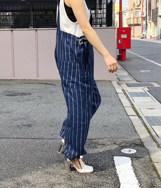 WRYHT/ADJUSTABLE KNOT OVER ALL (MARINE STRIPE)