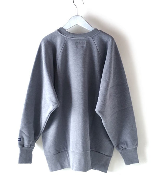 DESCENDANT/CACHALOT PE CREW NECK SWEATSHIRT (GRAY)