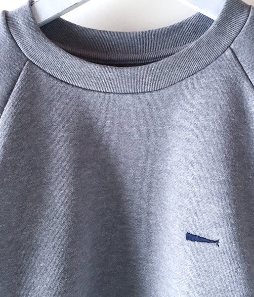 DESCENDANT/CACHALOT PE CREW NECK SWEATSHIRT (GRAY)