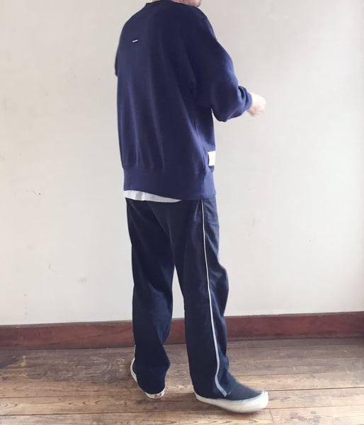 DESCENDANT/EL BURRITO'S CREW NECK SWEATSHIRT (NAVY)