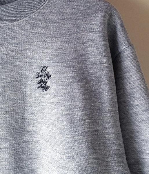 DESCENDANT/EL BURRITO'S CREW NECK SWEATSHIRT (GRAY)