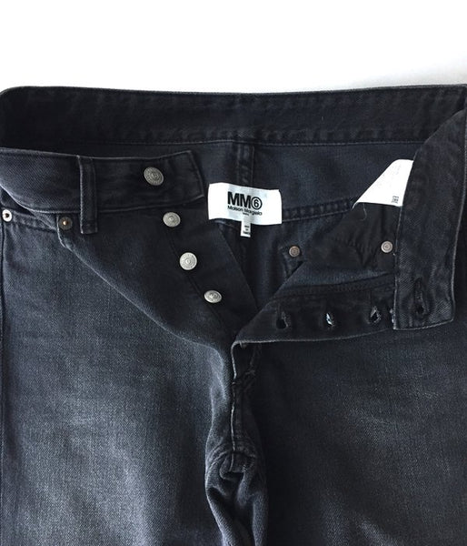 MM6 MAISON MARGIELA/5 BUTTON DENIM PANTS(BLACK)