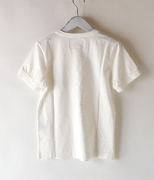 MHL./PRINTED COTTON JERSEY LOGO T-SHIRT WOMENS (WHITE)