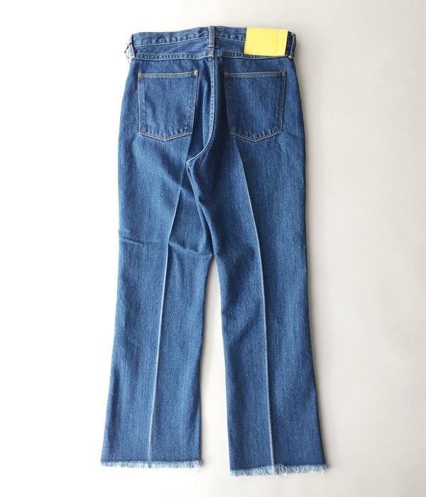 PHEENY/13oz VINTAGE DENIM CENTER PRESS PANTS (INDIGO)