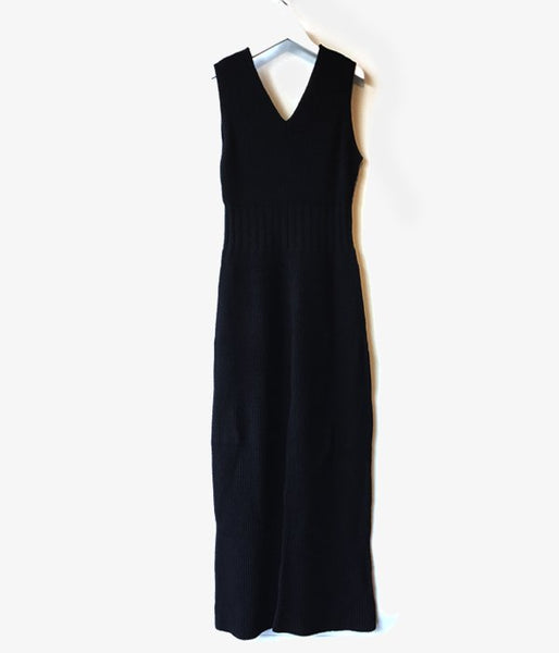 WRYHT/SLEEVELESS KNIT SUITS(BLACK)