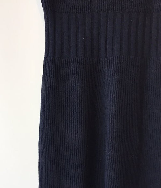 WRYHT/SLEEVELESS KNIT SUITS(BLACK)