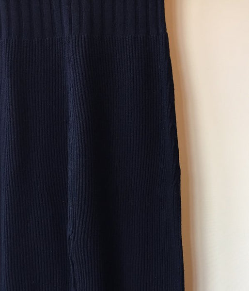 WRYHT/SLEEVELESS KNIT SUITS(BLACK)