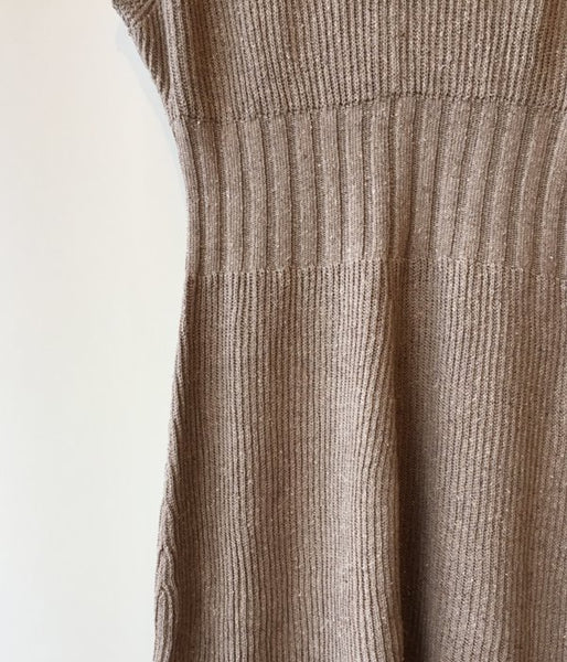 WRYHT/SLEEVELESS KNIT SUITS(DUNE)