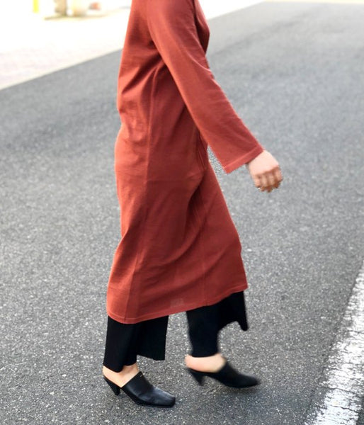 TAN/FINE COTTON ONEPIECE (BROWN)