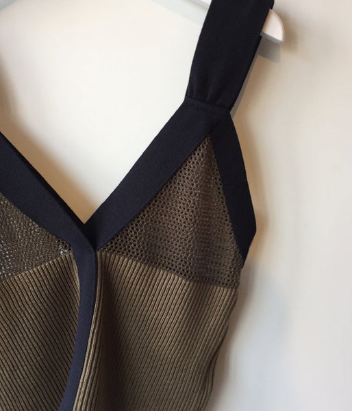 TAN/MESHES CAMISOLE (KHAKI)