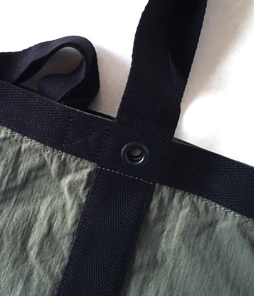 MHL./WASHED NYLON BAG (L)