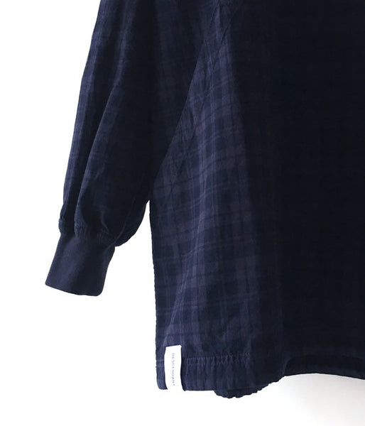 DESCENDANT/MOLE 01 HOODED LS SHIRT (NAVY)