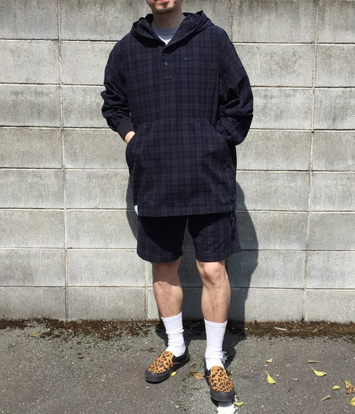 DESCENDANT/MOLE 01 HOODED LS SHIRT (NAVY)