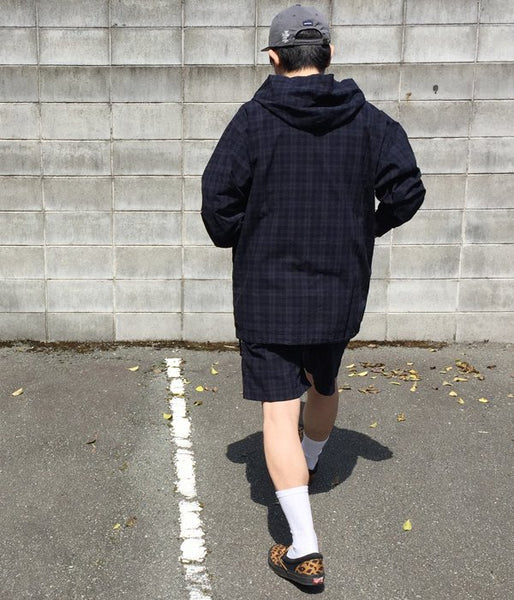DESCENDANT/MOLE 01 HOODED LS SHIRT (NAVY)