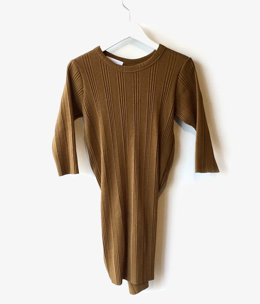 PHEENY/RANDOM RIB BACK DRAPE S/S (OLIVE)