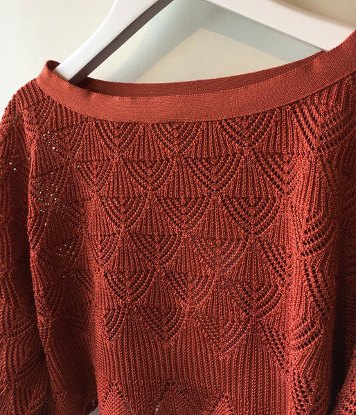 TAN/LACY BOLERO (ORANGE)