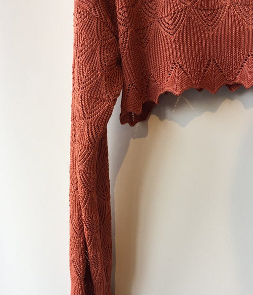 TAN/LACY BOLERO (ORANGE)