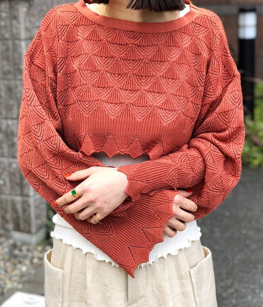 TAN/LACY BOLERO (ORANGE)