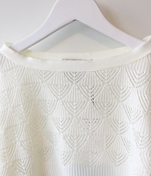 TAN/LACY BOLERO (OFFWHITE)